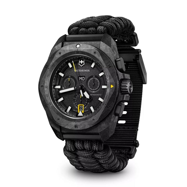 Victorinox Inox 43 Chrono Black Case Dial Watch 241989.1
