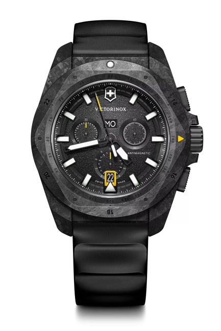 Victorinox Inox 43 Chrono Black Case Dial Watch 241989.1