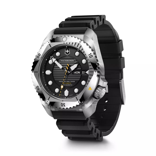 Victorinox Dive Pro Automatic Black Rubber Black Dial Watch 241994