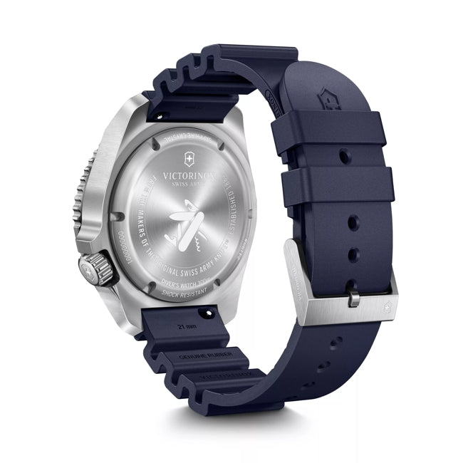 Victorinox Dive Pro Automatic Blue Rubber Black Dial Watch 241995