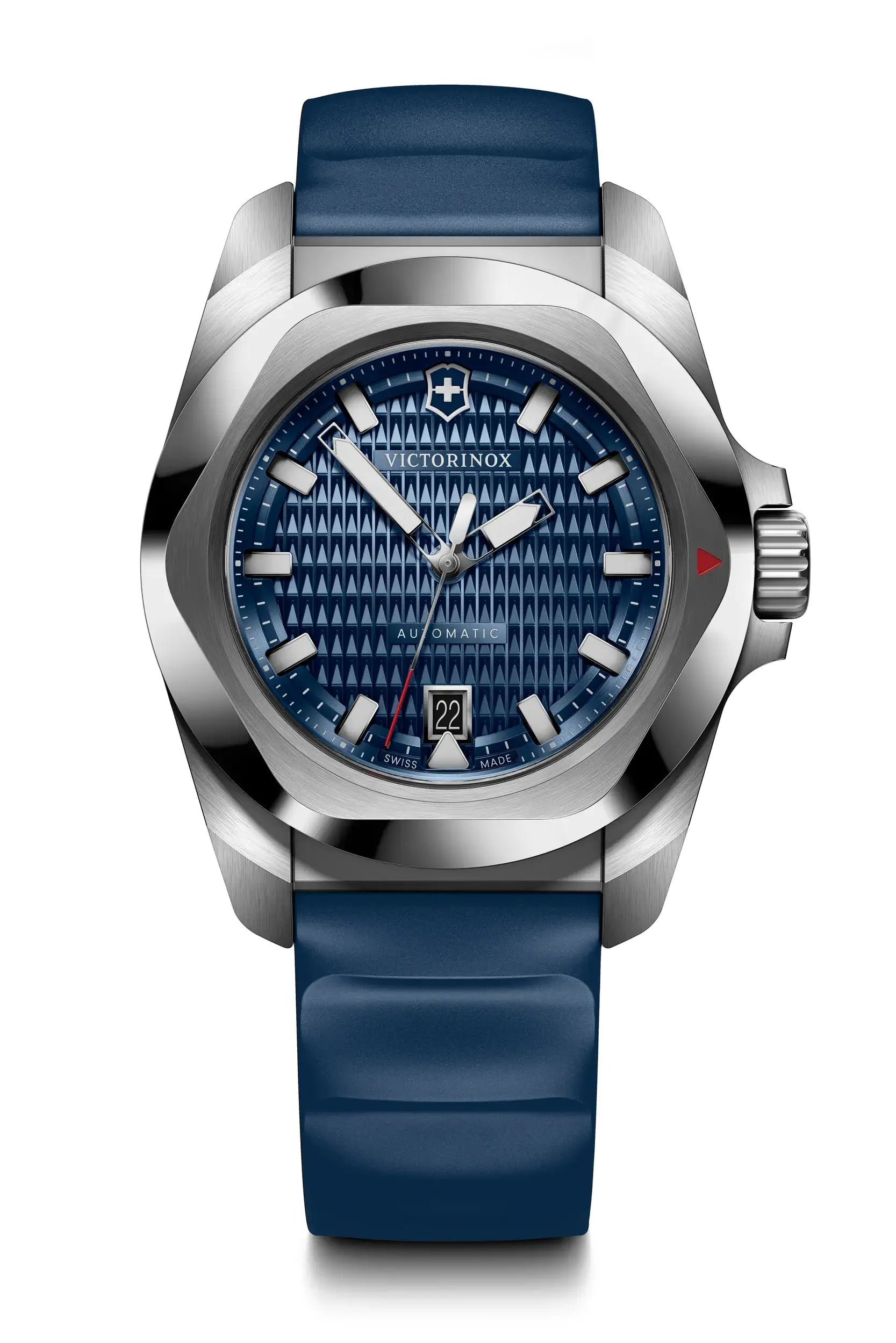 Victorinox I.N.O.X Automatic 41mm Set Bamboo Band Blue Dial Watch 242018.1