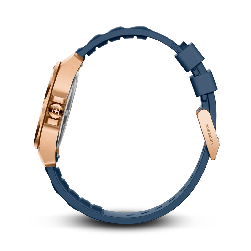 Victorinox I.N.O.X 32mm Rose Gold Blue Dial and band Watch 242035
