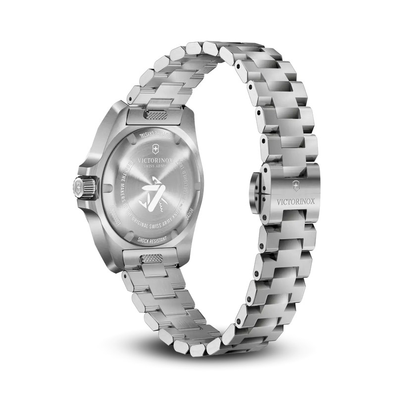 Victorinox I.N.O.X 32mm Stainless Steel Black Dial Watch 242036