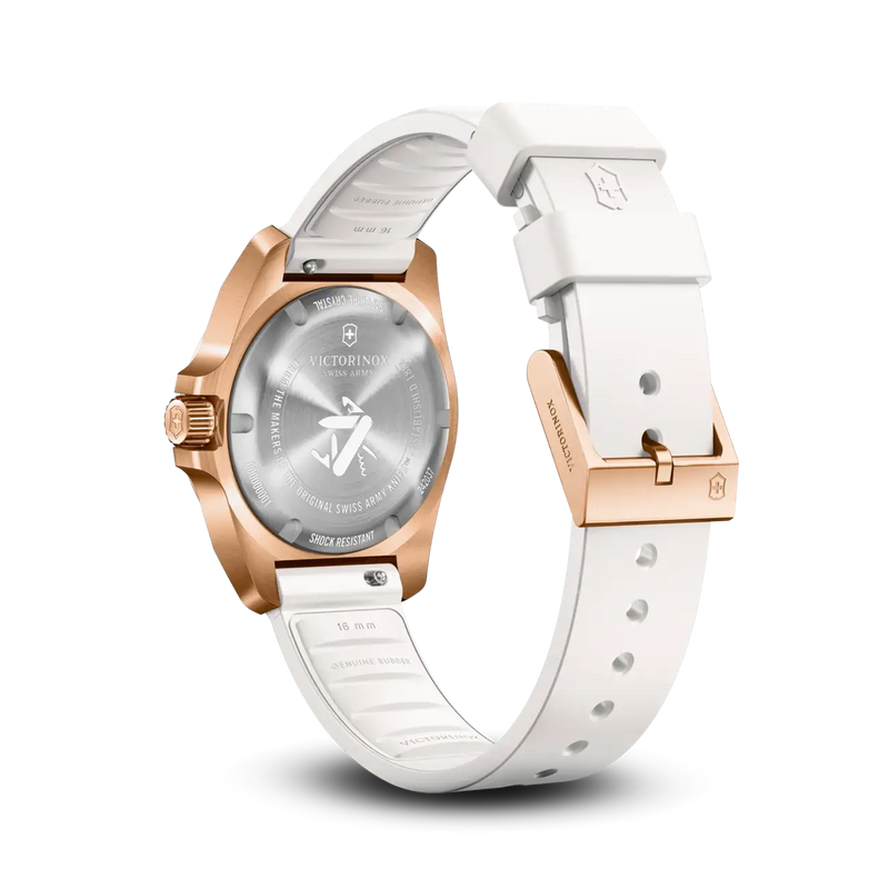 Victorinox I.N.O.X 32mm Rose Gold White Dial and band Watch 242037