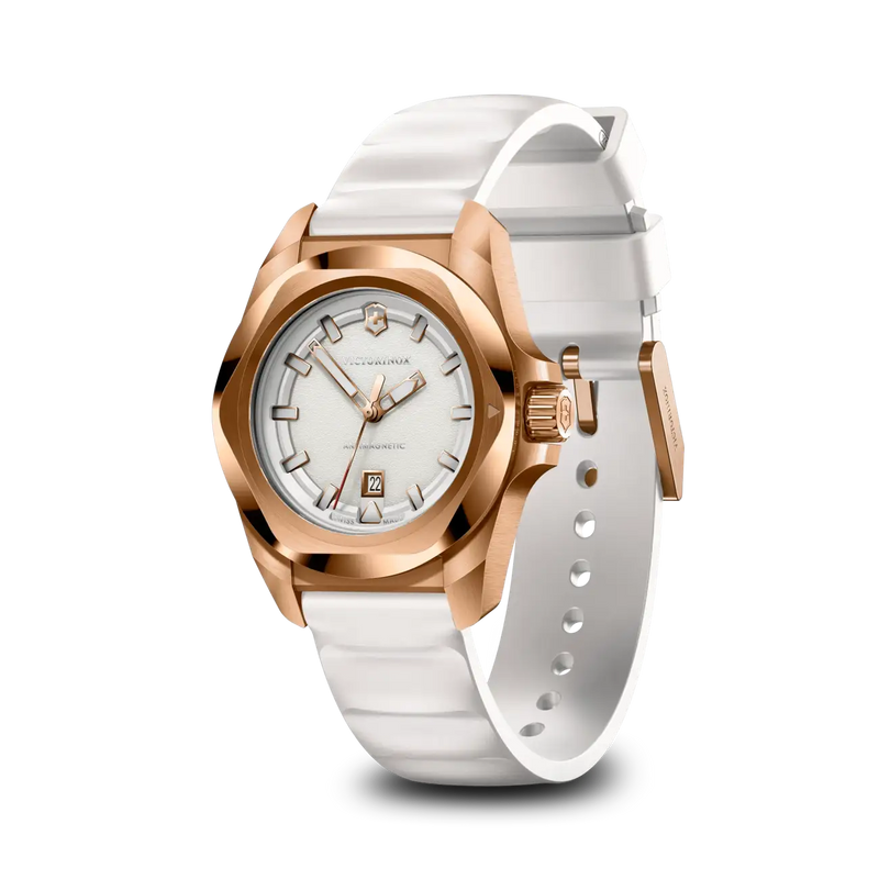 Victorinox I.N.O.X 32mm Rose Gold White Dial and band Watch 242037