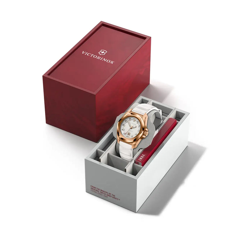 Victorinox I.N.O.X 32mm Rose Gold White Dial and band Watch 242037