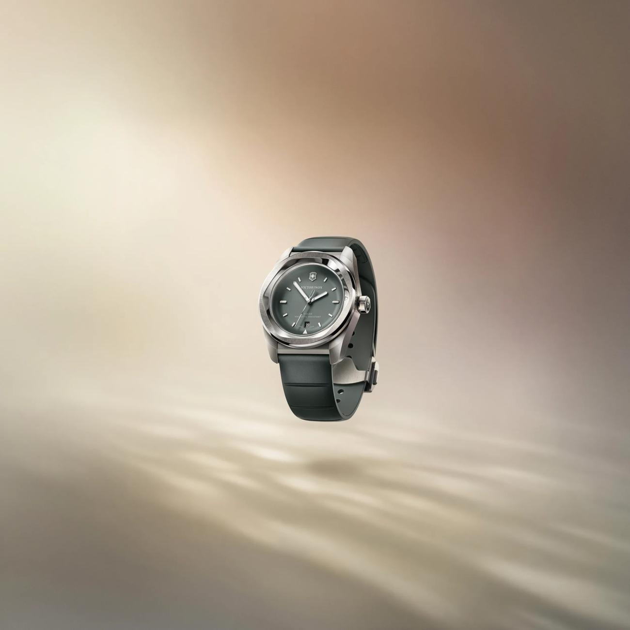 Victorinox Concept One Solar 39mm Grey Rubber and Dial Watch 242052