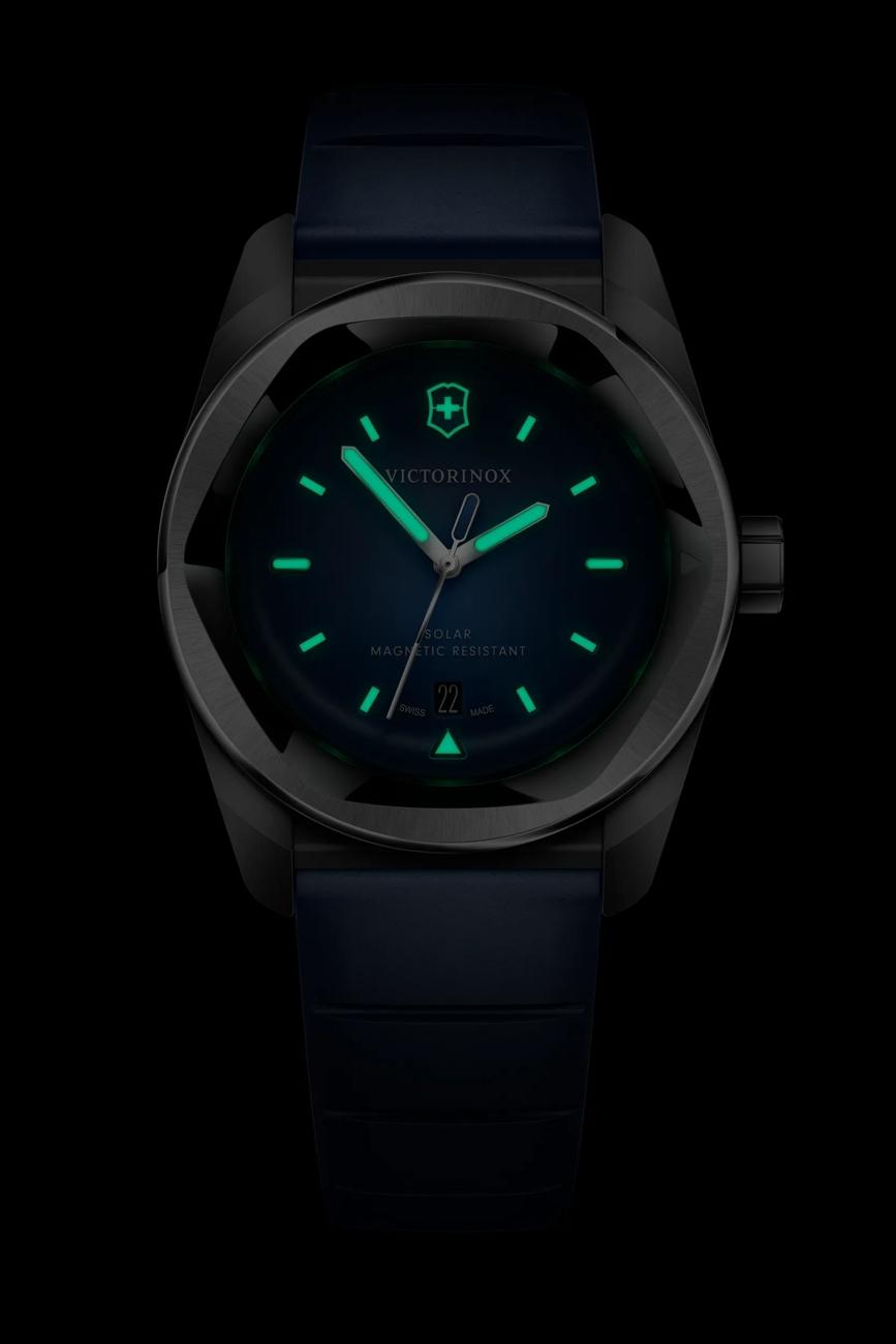 Victorinox Concept One Solar 39mm Blue Rubber and Dial Watch 242053