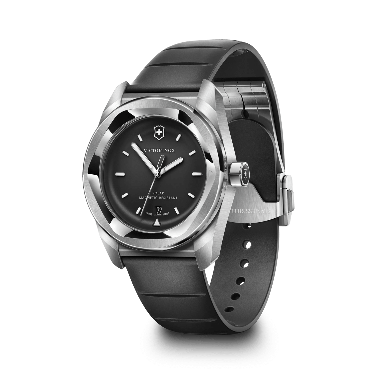 Victorinox Concept One Solar 39mm Black Rubber and Dial Watch 242054