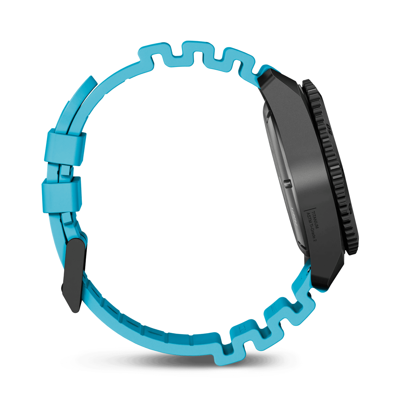 Victorinox Dive Pro Black Titanium Automatic Blue Rubber Black Dial Watch 242071