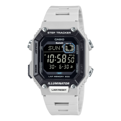 Casio Standard White Resin Band Watch WSB1000-8B