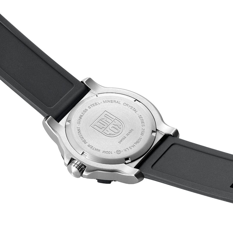 Luminox Manta Ray Blue Dial Black Rubber Strap Watch X2.2133