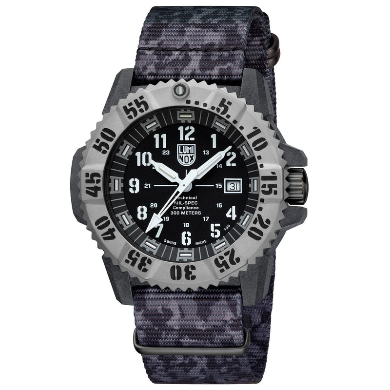 Luminox Mil-Spec Black Dial Grey Rubber Strap 46MM Watch XL.3351.1.SET