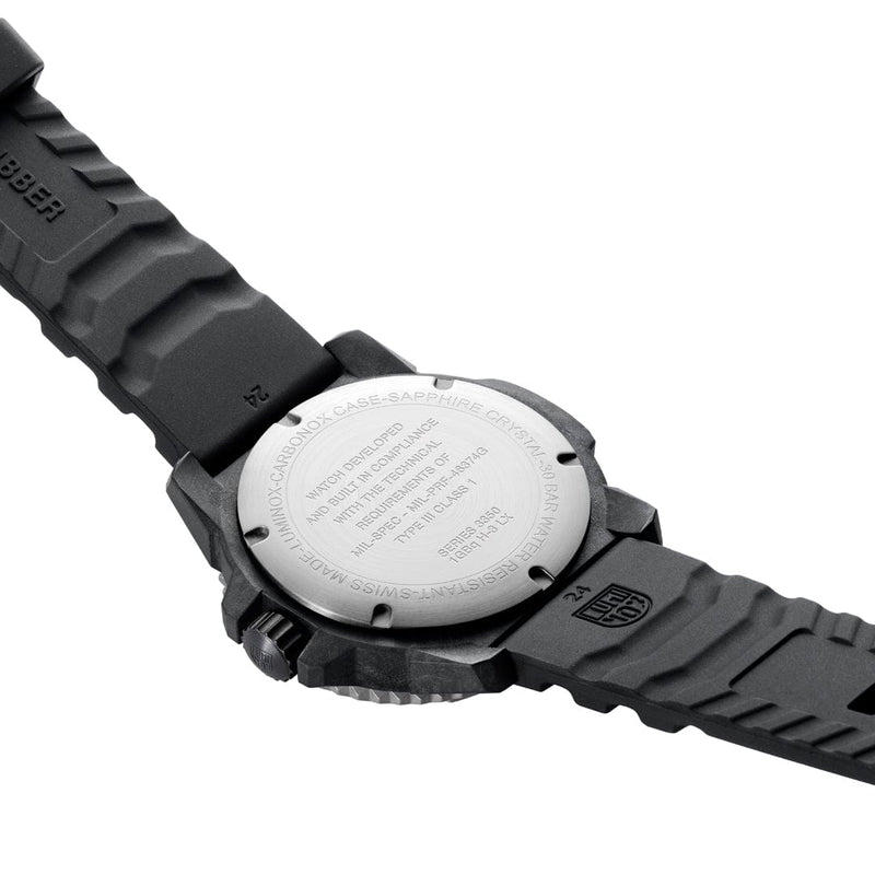 Luminox Mil-Spec Black Dial Grey Rubber Strap 46MM Watch XL.3351.1.SET