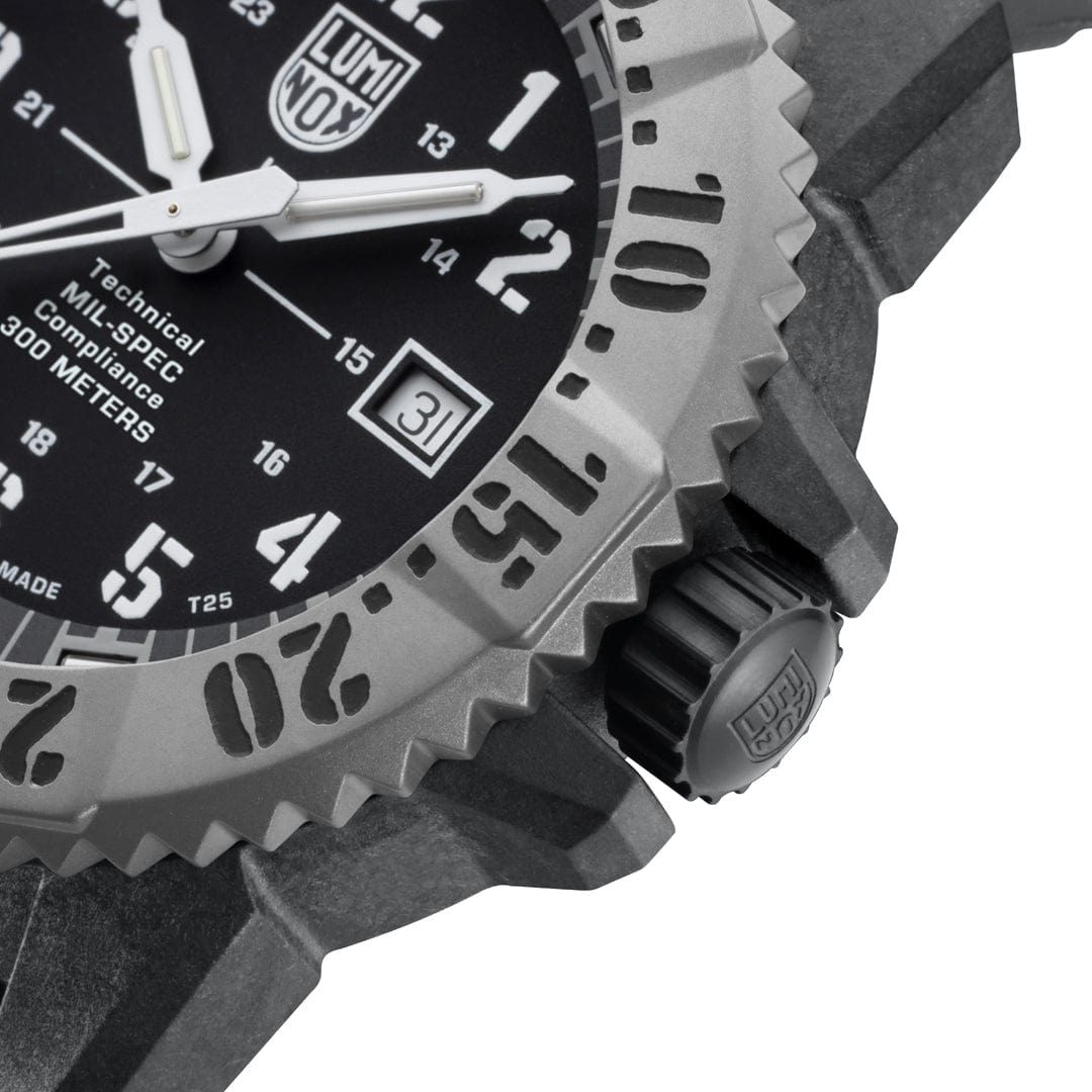 Luminox Mil-Spec Black Dial Grey Rubber Strap 46MM Watch XL.3351.1.SET
