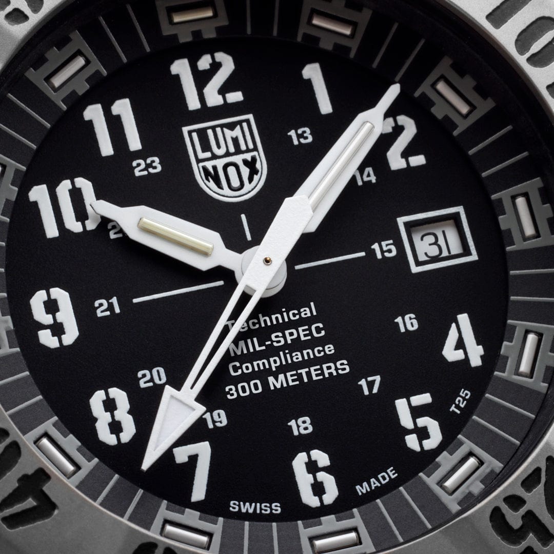 Luminox Mil-Spec Black Dial Grey Rubber Strap 46MM Watch XL.3351.1.SET