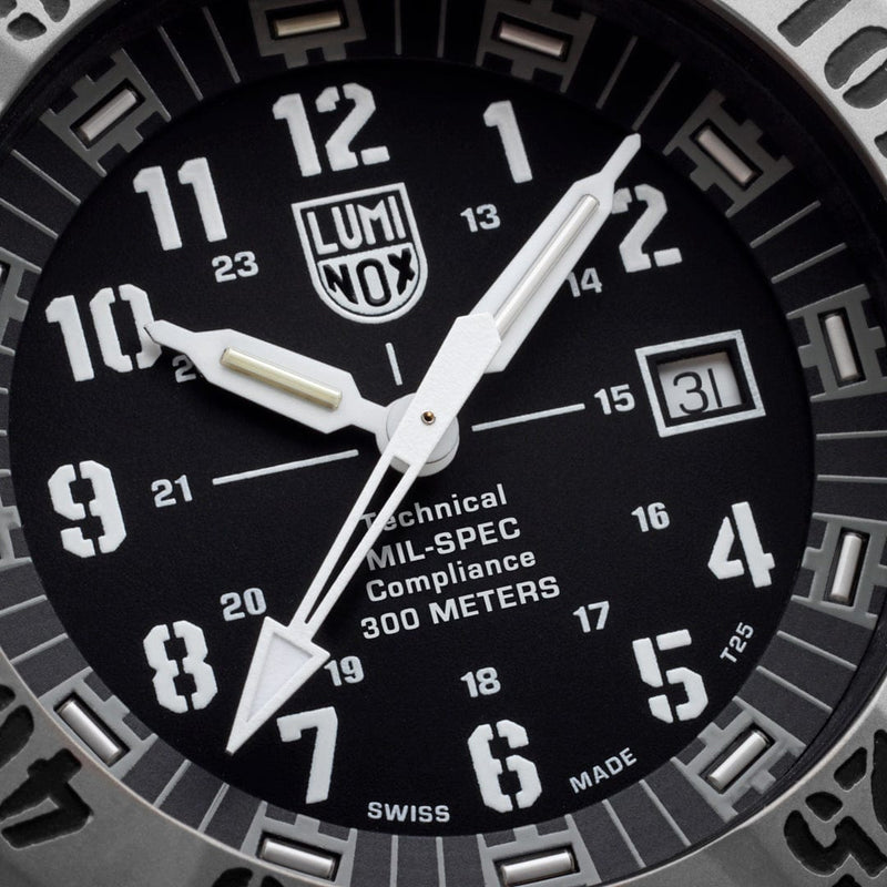 Luminox Mil-Spec Black Dial Grey Rubber Strap 46MM Watch XL.3351.1.SET