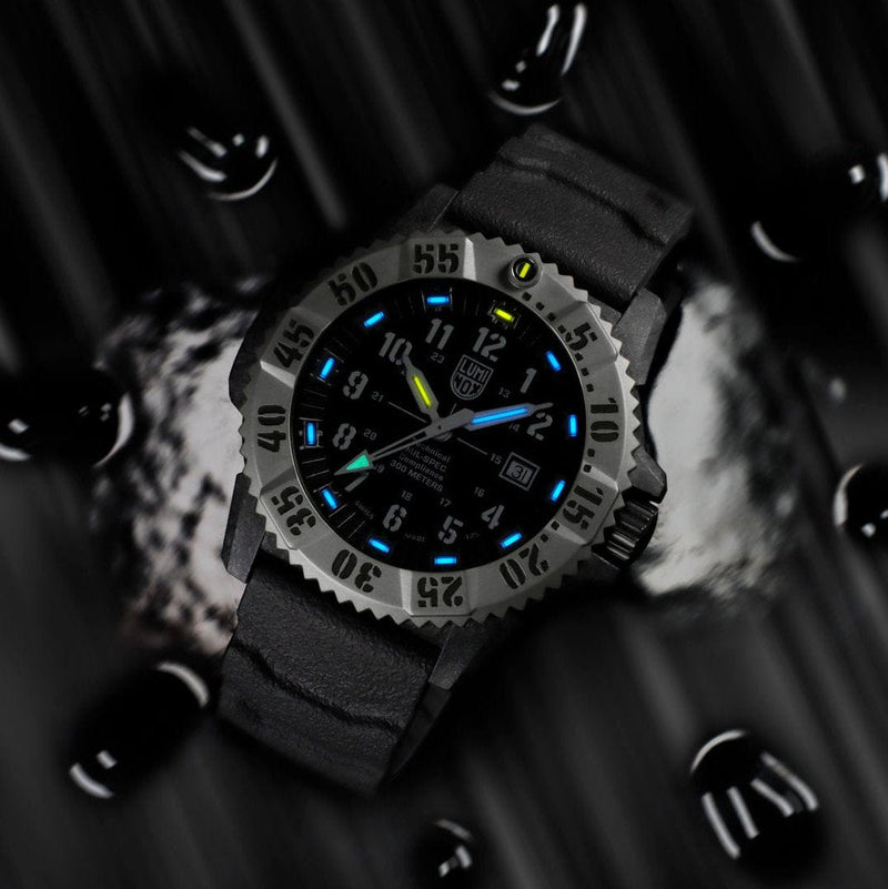 Luminox Mil-Spec Black Dial Grey Rubber Strap 46MM Watch XL.3351.1.SET