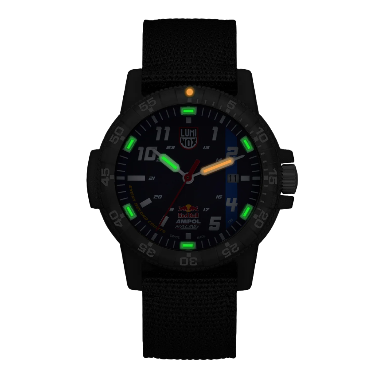 Luminox Sea Turtle Giant Red Bull Ampol Edition Blue Fabric Watch XS.0321.ARB.1