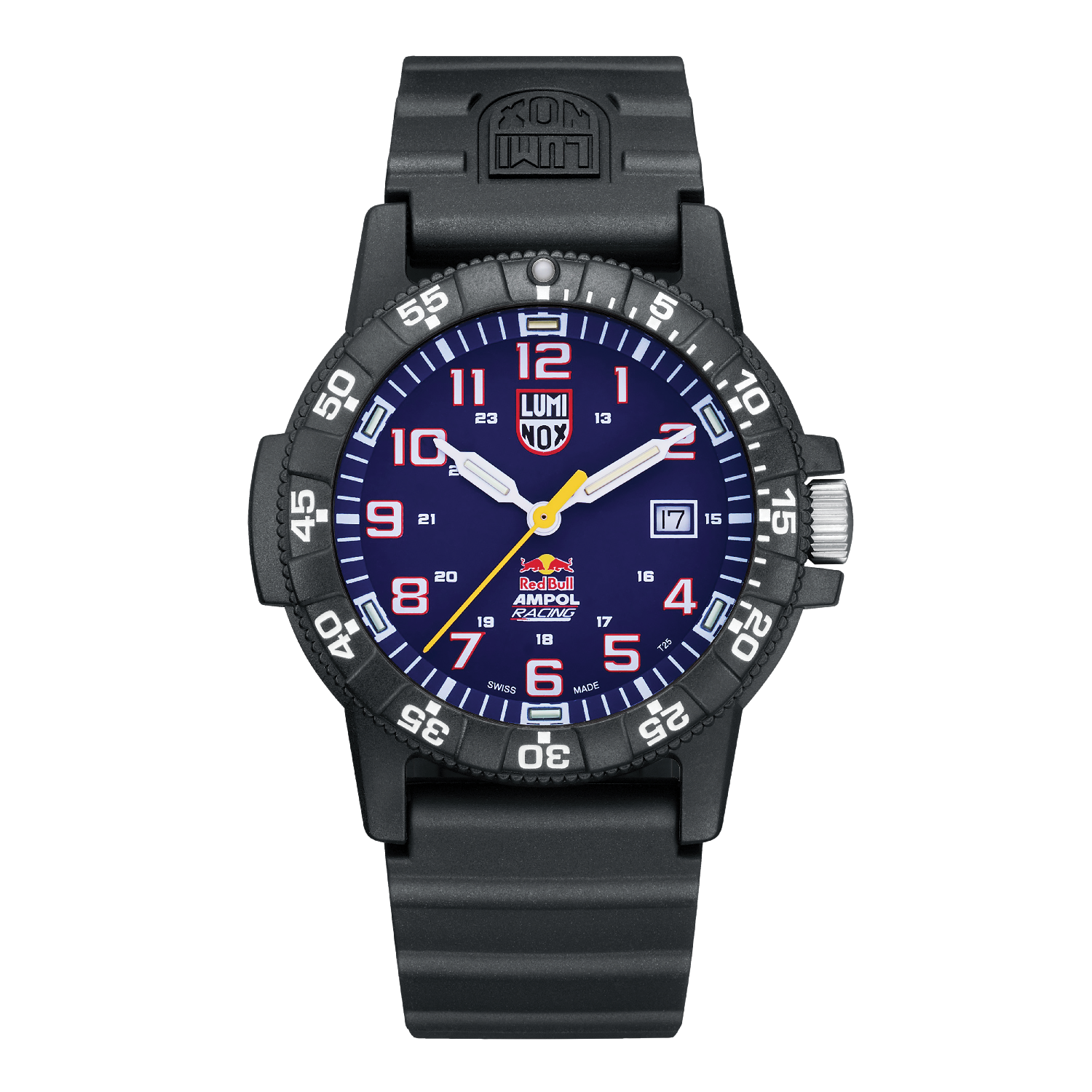 Luminox Red Bull Blue Dial Black Rubber Strap Watch XS.0321.ARB