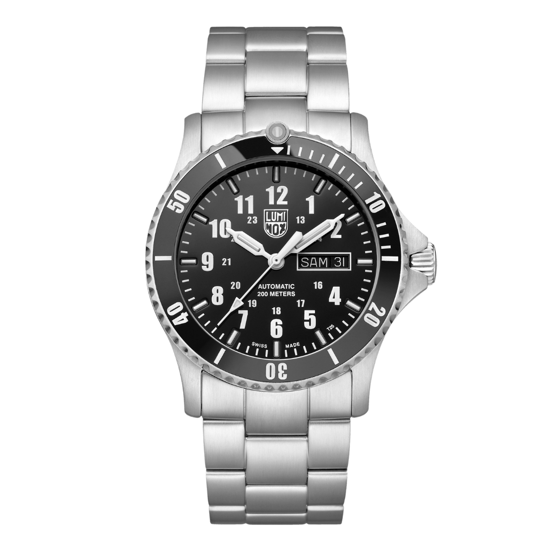 Luminox Automatic Sport Timer Black Dial Stainless Steel Watch XS.0921.M