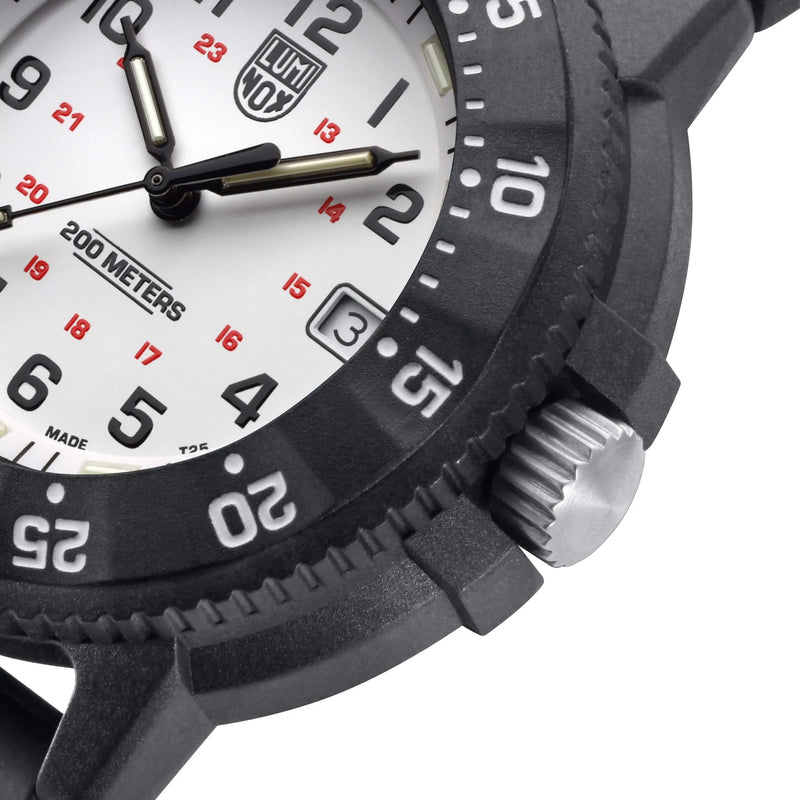 Luminox white face new arrivals