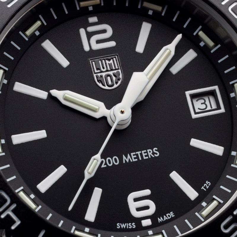 Luminox Pacific Diver Ripple Dive Black Dial Stainless Steel Watch XS.3122M.1
