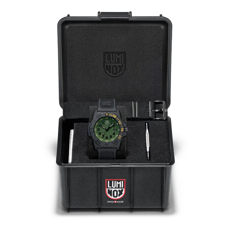Luminox Navy Seal Foundation Green Dial Watch XS.3517.NSF.SET