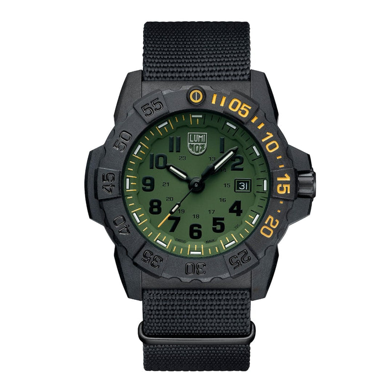 Luminox Navy Seal Foundation Green Dial Watch XS.3517.NSF.SET
