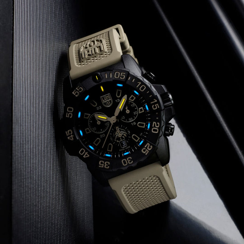 Luminox navy best sale seal black