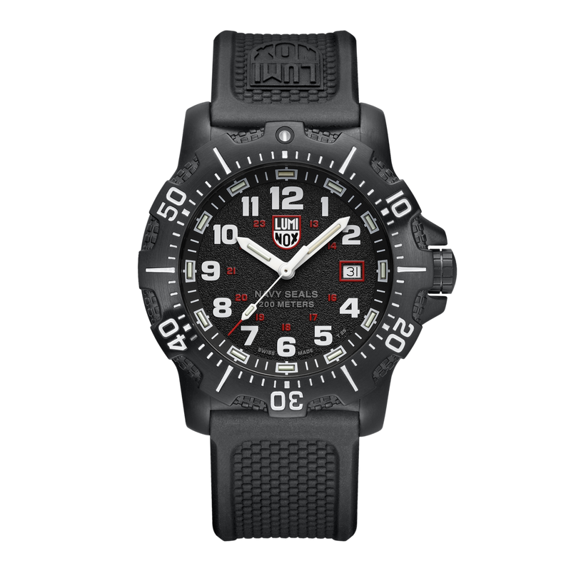 Luminox Navy Seal Black Dial Rubber Band Watch XS.4231.SET