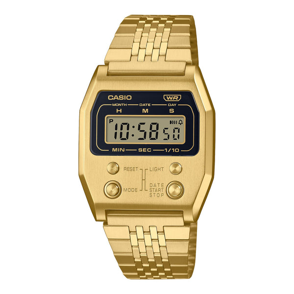 Casio Vintage Gold Stainless Steel Band Watch A1100G-5D