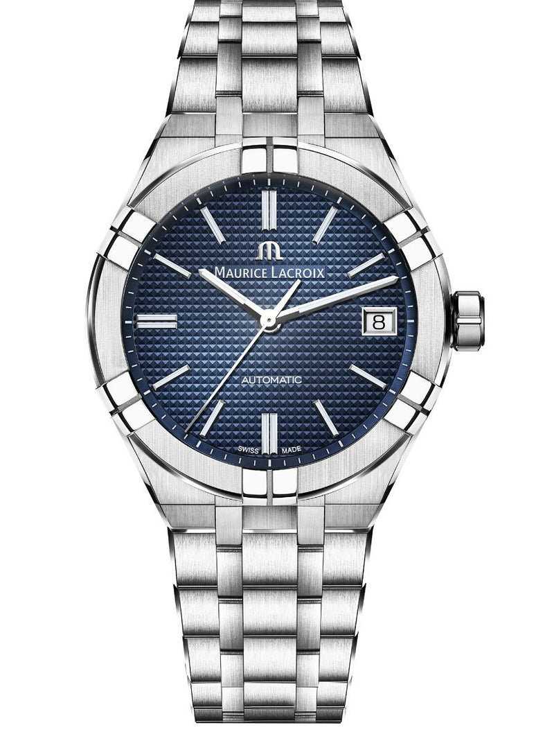 Maurice Lacroix AIKON Automatic 39mm Blue Watch AI6007-SS002-430-1