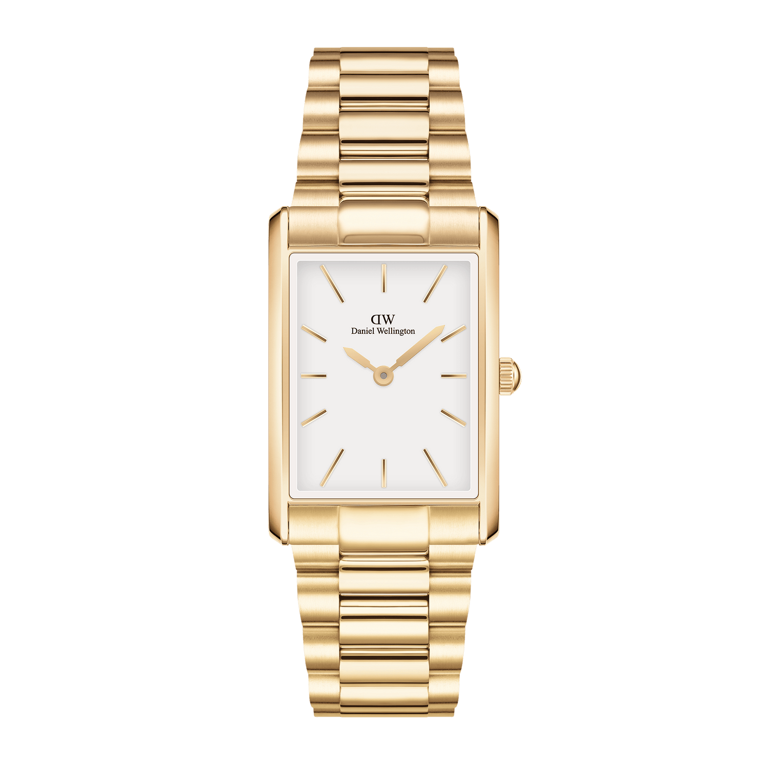 Daniel Wellington Bound 3-Link Gold White Dial Watch DW00100703