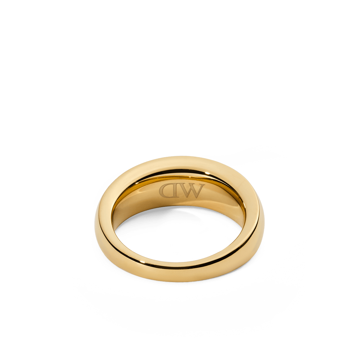 Daniel Wellington Flow Ring 8mm Gold in recycled stainless steel
