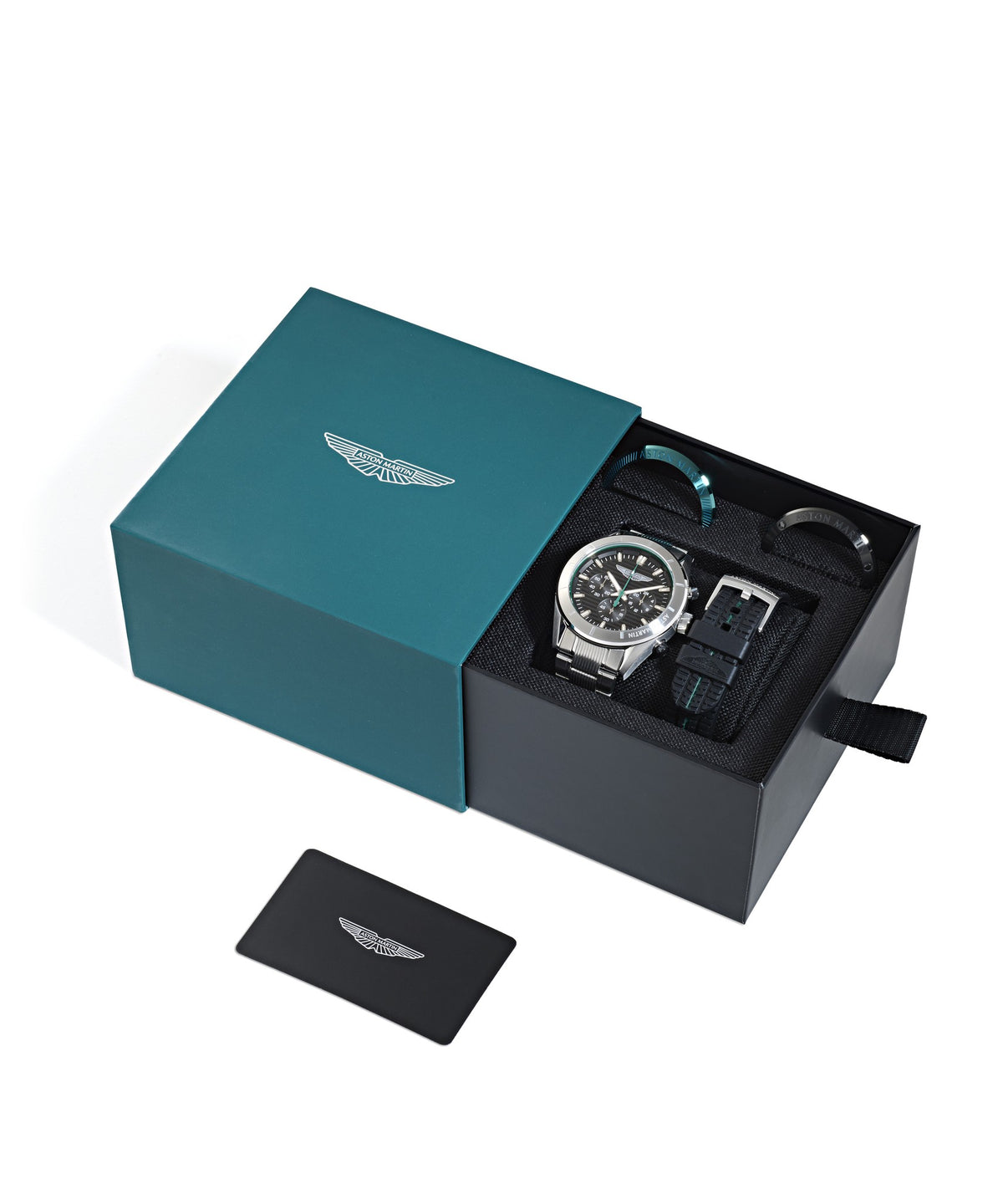 Aston Martin Icon BST MTIB1F501, box set contents