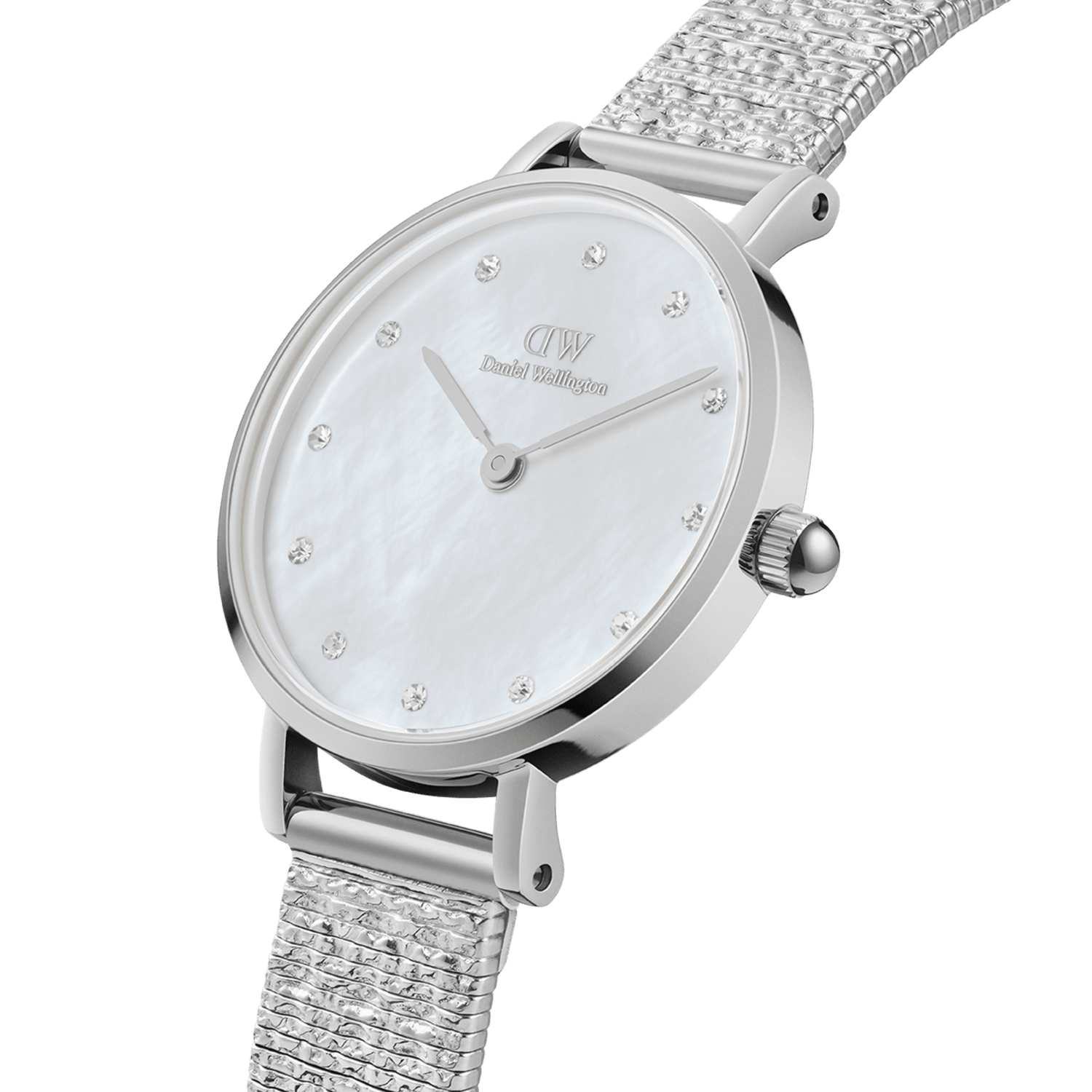 Daniel Wellington Petite 28mm Pressed Studi Lumine White Watch DW00100592
