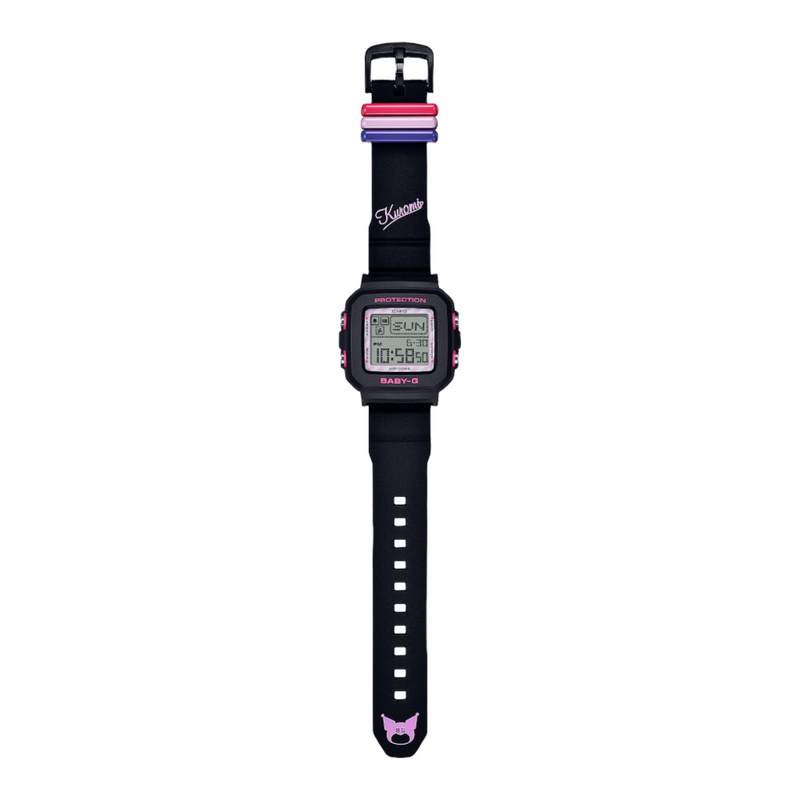 Baby G Kuromi Collaboration Black Resin Band Watch BGD10KKM-1D