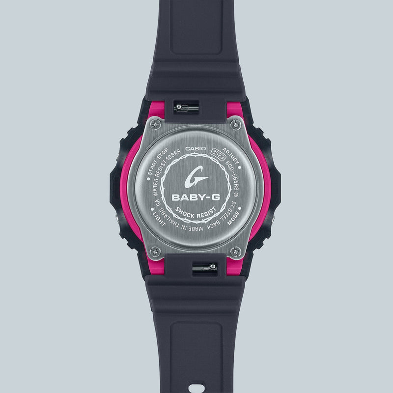 Baby G BGD-565 Series Black Resin Band Watch BGD565RS-8D
