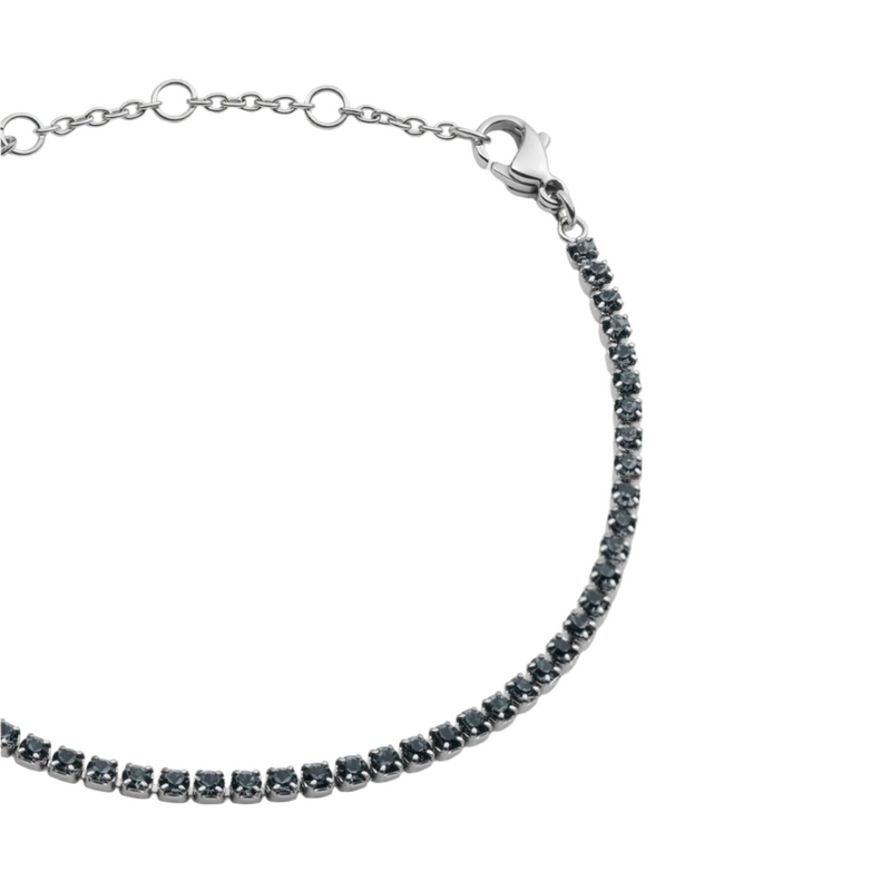 Daniel Wellington Classic Tennis Nightfall Silver Bracelet DW00401108