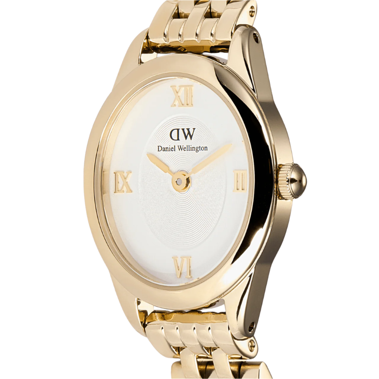 Daniel Wellington Ophelia Mini Beans Link White Dial Watch DW00100803