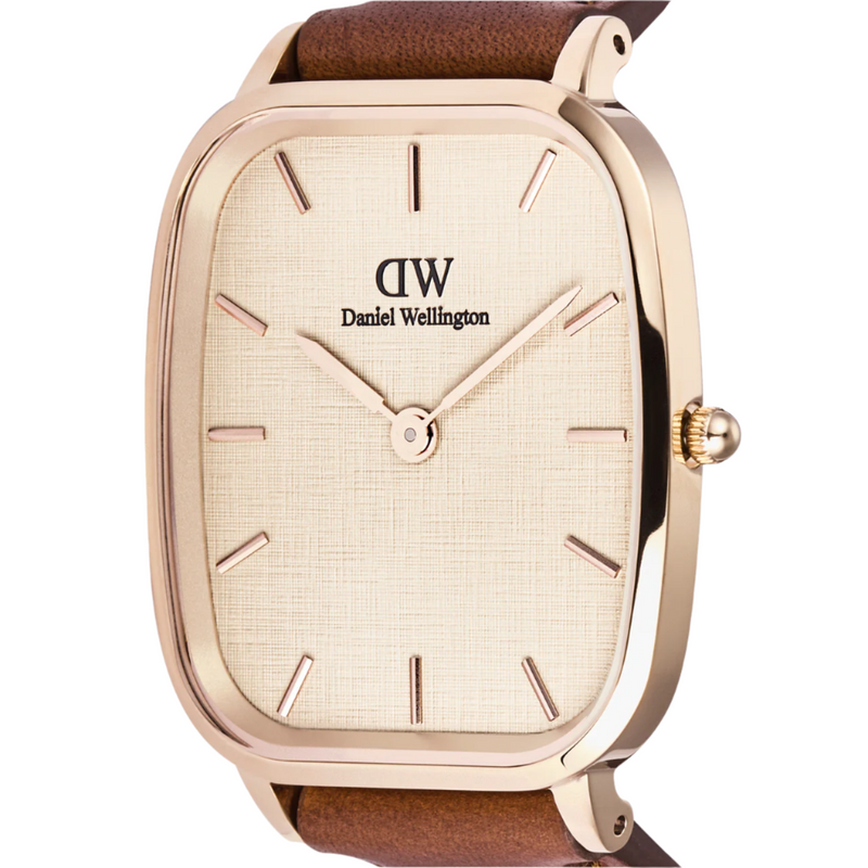 Daniel Wellington Marlon St Mawes Vintage Linen Pattern Dial Watch DW00100816