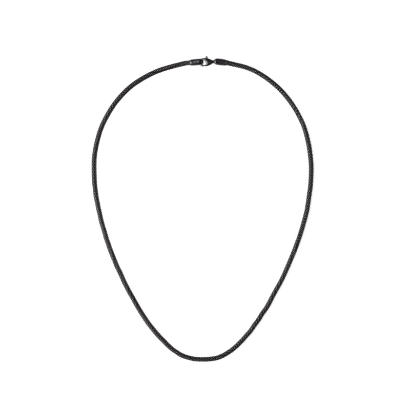 Daniel Wellington Tide Mesh Black Necklace DW00401100