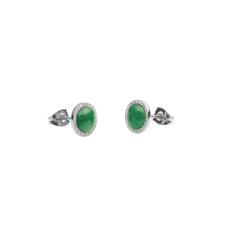 Daniel Wellington Audrey Earrings Jade Silver DW00401418