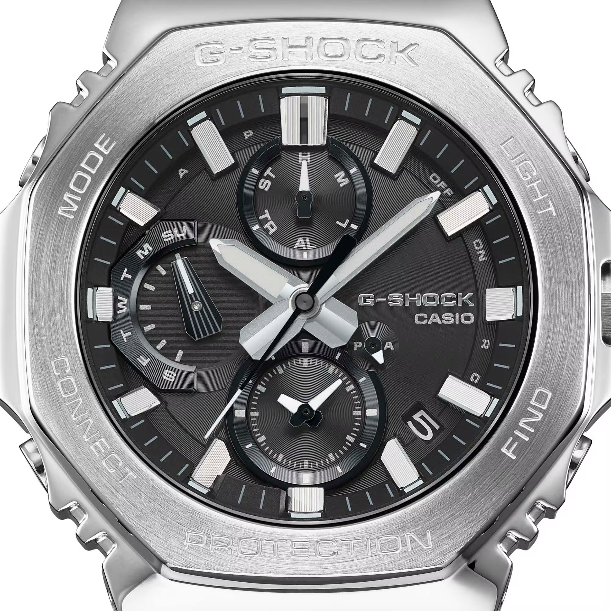 G-Shock Full Metal Case Dial Black Resin Band Watch GMCB2100Y-1A