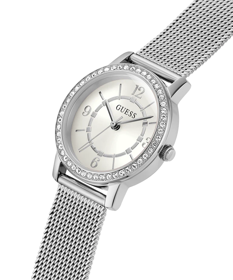 GUESS Ladies Silver Tone Analog Watch GW0534L1