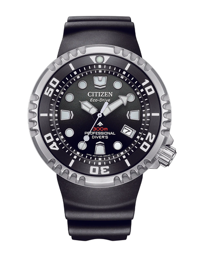 Citizen Promaster Eco-Drive Black Dial and Rubber Band 300M Men's Watch BN1024-01E