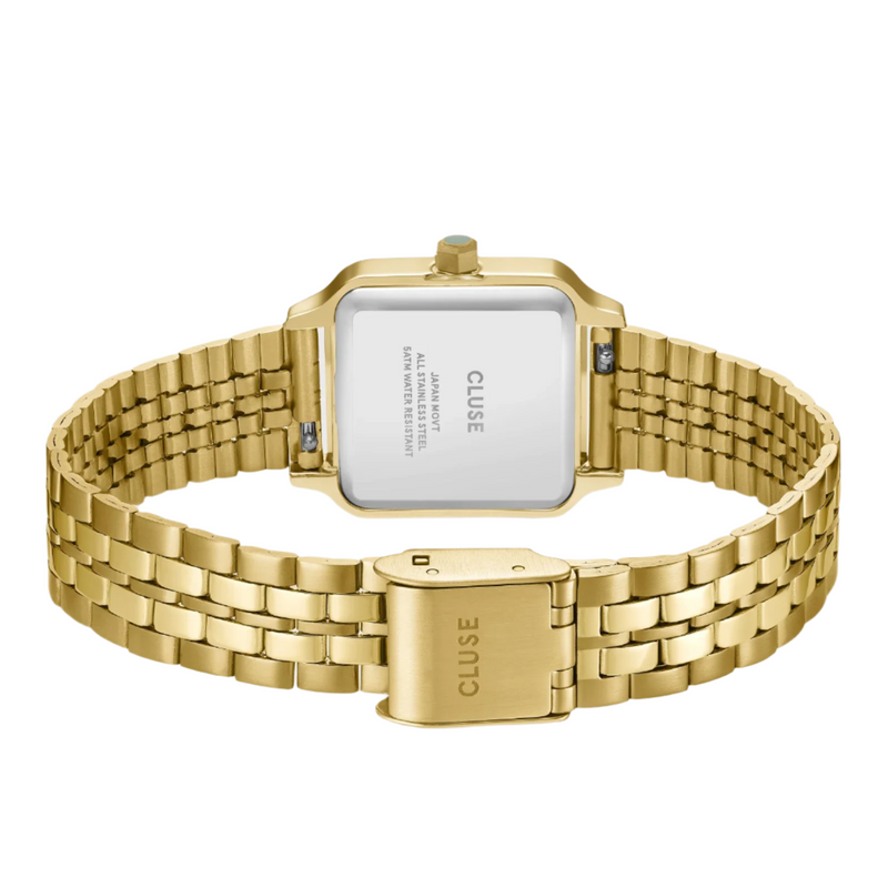 CLUSE Gracieuse Sage Green Dial Gold Stainless Steel Bracelet CW11818