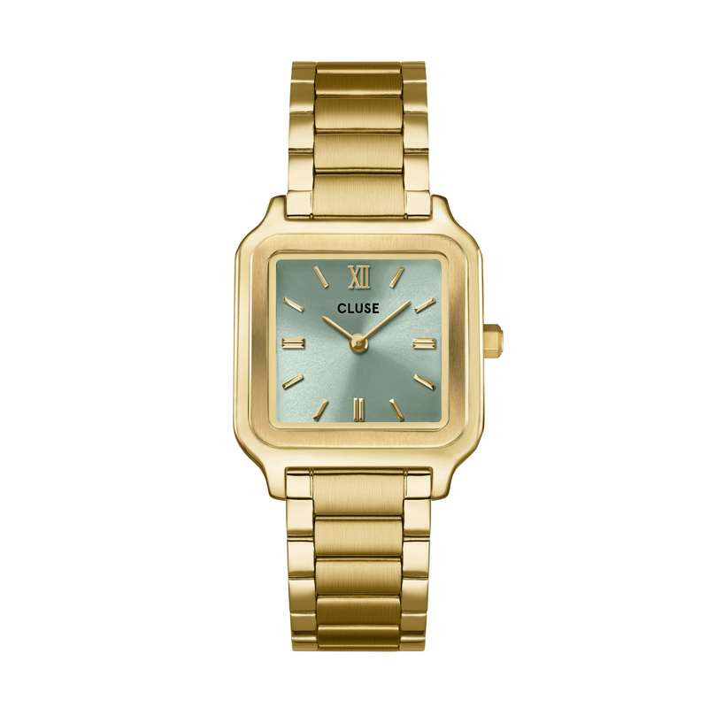 CLUSE Gracieuse Sage Green Dial Gold Stainless Steel Bracelet CW11909