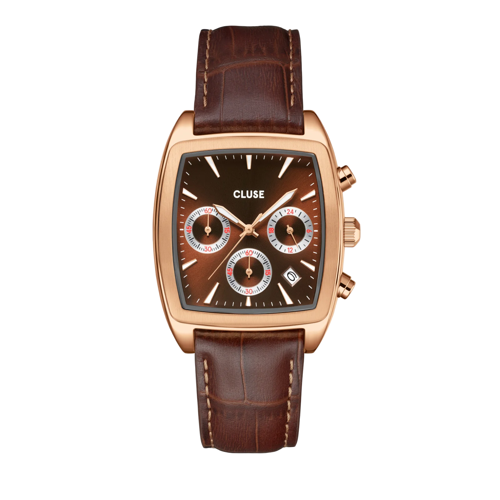 CLUSE Quartaut Chrono Brown Dial and Band CW52006